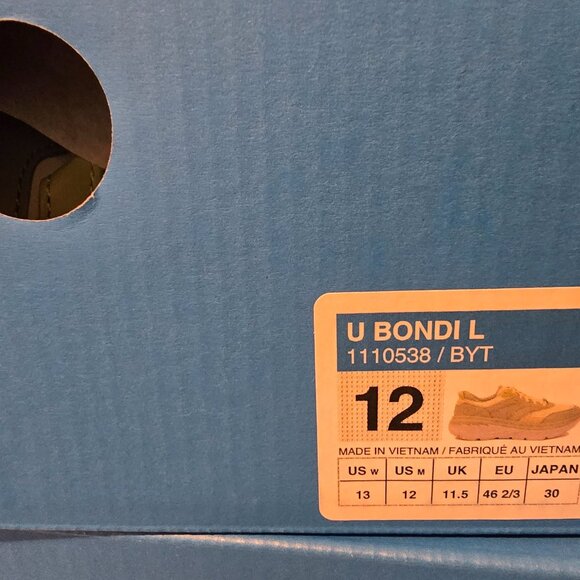 Hoka Bondi L Barley Oat Milk 1110538-BYT Men's Size 12 US Running Comfort Shoes - Picture 14 of 14